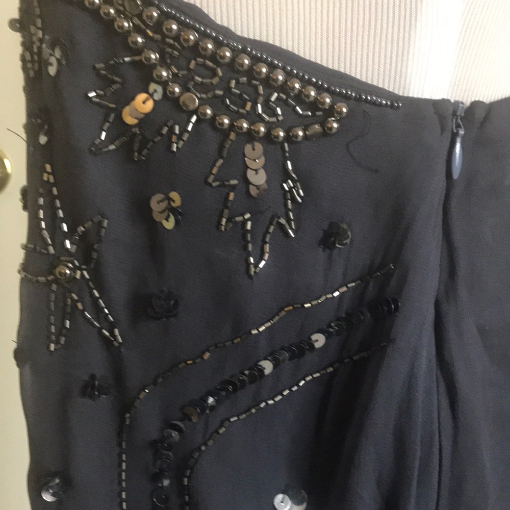 ONE shoulder beaded TNFC London dress NWT gala prom hoco cocktail - Picture 9 of 15